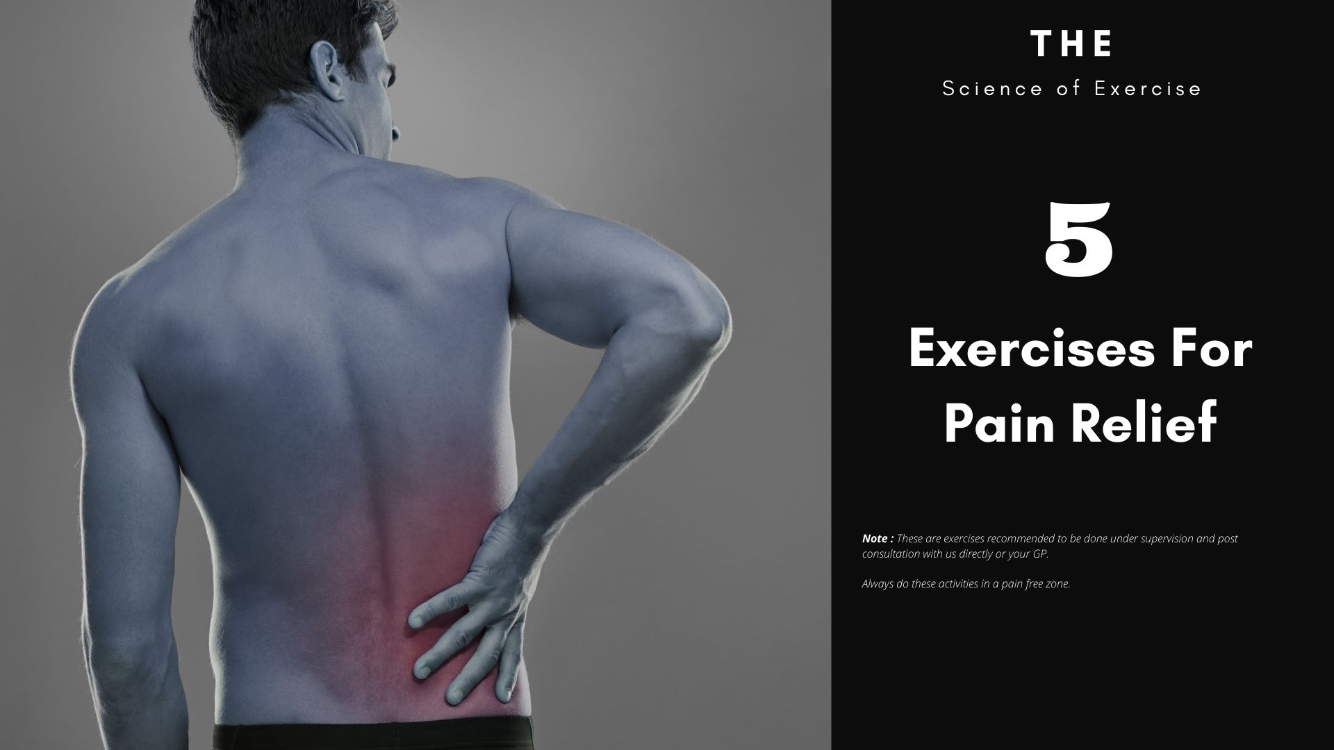 6 Exercises For Pain Relief